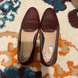 Andre assous loafers,woven leather size 7, made in Spain.